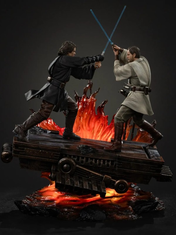 Anakin vs. Obi Wan Iron Studios 2