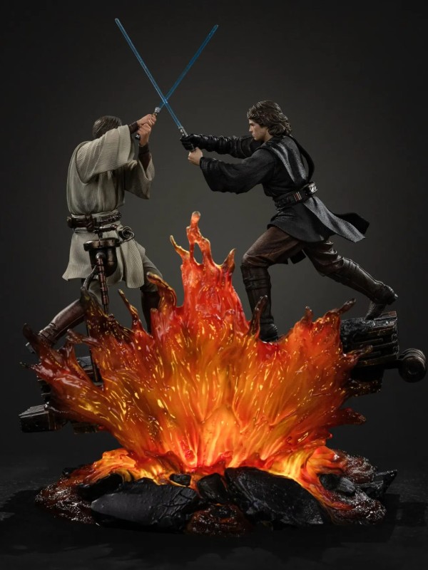 Anakin vs. Obi Wan Iron Studios