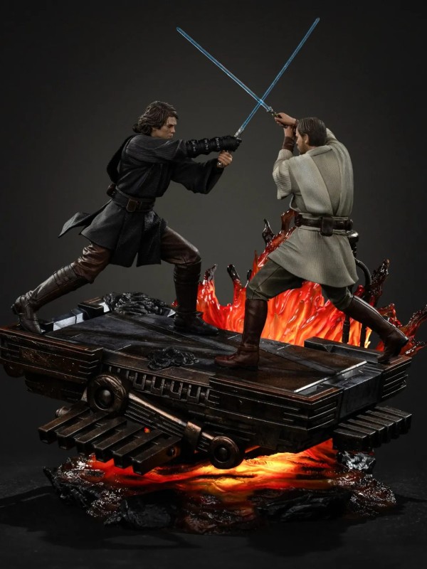 Anakin vs. Obi Wan Iron Studios