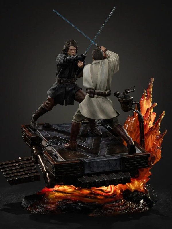 Anakin vs. Obi Wan Iron Studios