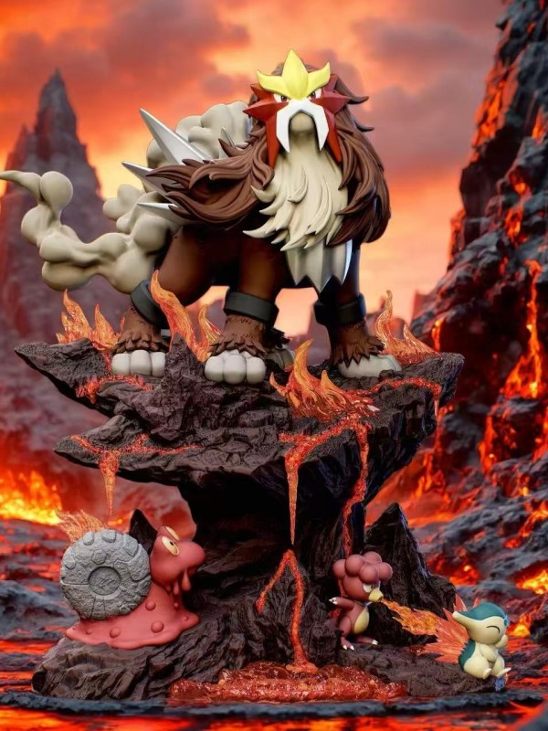 Smile Studio - Entei Resin Statue