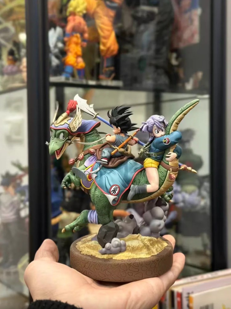 Cell - Kid Goku and Bulma