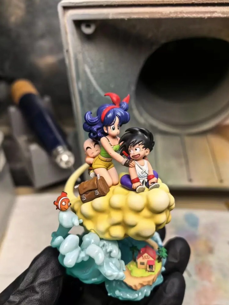 LF - Kid Goku, Launch and Kid Krillin