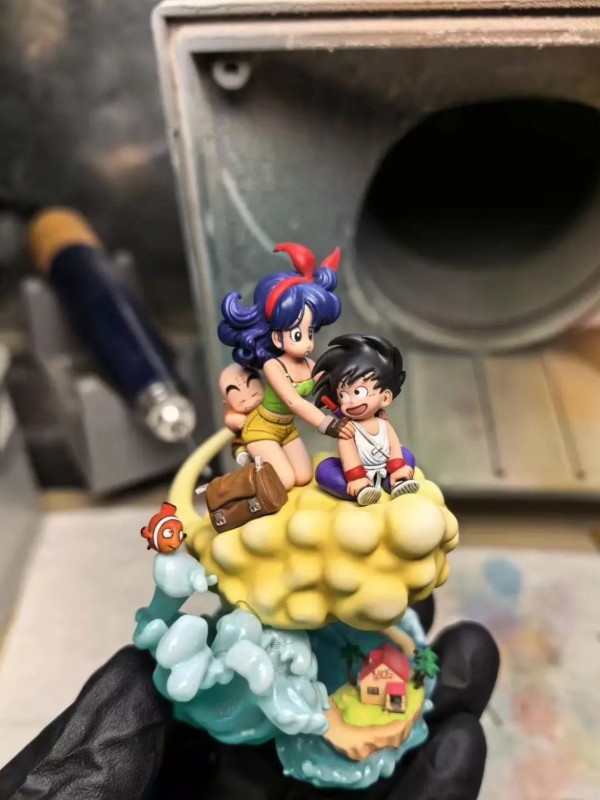 LF - Kid Goku, Launch and Kid Krillin