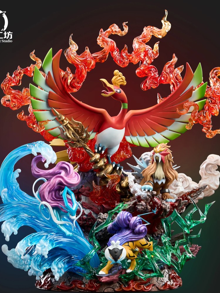 Phantom Beast - Ho-Oh and Legendary Beasts Entei, Suicune and Raikou
