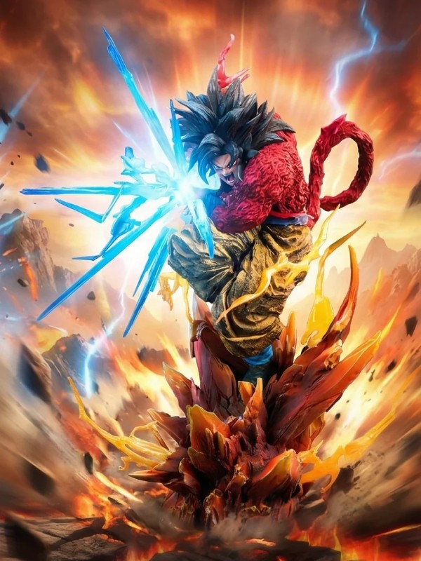Iron Curtain - SSJ4 and SSJ5 Goku